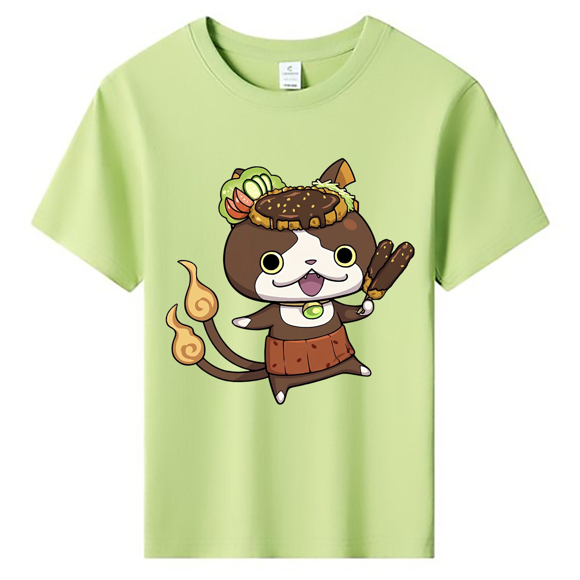 （画像用） 妖怪ウォッチ Yo-kai Watch 綿100％キッズTシャツ（フロントプリント）